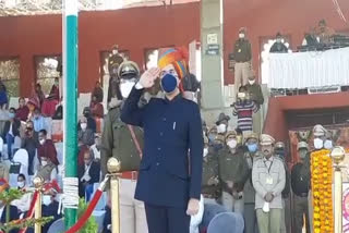 Collector hoisted the flag in pali, पाली में कलेक्टर ने किया ध्वजारोहण