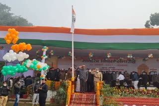 dushyant chautala unfurled national flag ambala