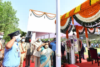 cm kcr, governor tamilisai sounder rajan, public gardens