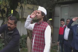 Tej Pratap hoisted flag