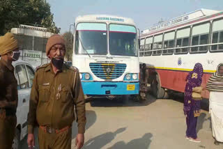 haryana roadways buses operation stopped due to farmer tractor rally