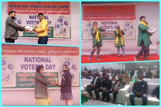 North West DM Cheshta Yadav honors new voters on National Voters Day