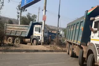 Sohna police sealed Nuh-Gurugram road