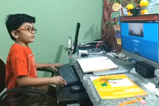 this seven year old wonder-boy from balangir is an expert in Coding language