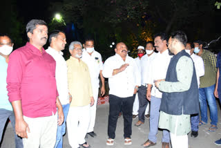 party in residence of Karimnagar Collector Shashanka