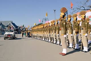 The youth participating in the parade.