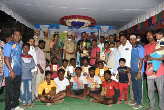 Friendly Police Kabaddi competitions ended in manthani peddapalli