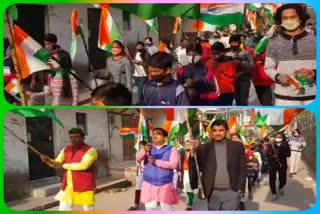 Massive Tiranga Yatra was taken out in Sultanpur village of Chhatarpur Assembly in Delhi