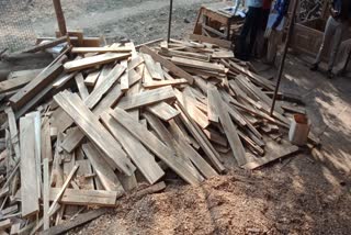 Teak wood seized