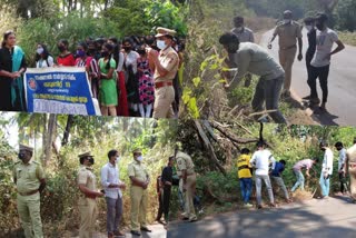 റോഡ് സുരക്ഷ  റോഡ് സുരക്ഷാ മാസാചരണം  മോട്ടോര്‍ വാഹന വകുപ്പിനൊപ്പം ചേര്‍ന്ന് വിദ്യാര്‍ഥികളും  കാസര്‍കോട്  കാസര്‍കോട് ജില്ലാ വാര്‍ത്തകള്‍  road safety  road safety month  motor vehicle department  kasargod  kasargod latest news