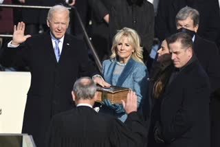 biden oath, regan, obama