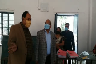 Dharam Pal Jalori inspected school, धर्मपाल जालोरी ने स्कूल का किया निरीक्षण