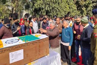 Colonel Rishabh Sharma Last rites