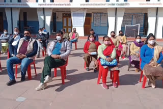 Meeting held in Government Senior School Hamirpur