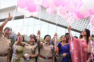 film actress anushka participated in she pahi program at film nagar in hyderabad