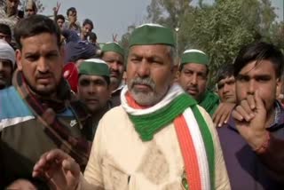 FIR against farmer leader Rakesh Tikait over violence during tractor parade
