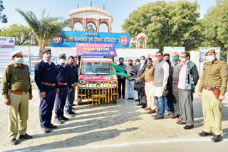 Road safety campaign started,  Road safety campaign started in Jhunjhunu