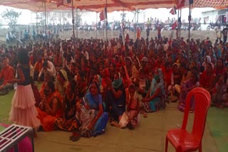 chhattisgarh-kranti-sena-and-villagers-protest-against-shaurya-steel-factory-in-raipur