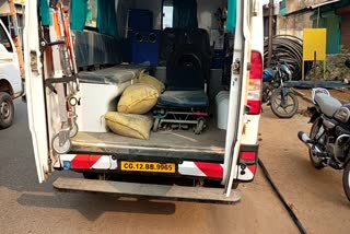 work-is-being-done-to-bring-cement-from-ambulance-of-korba-secl-in-pendra