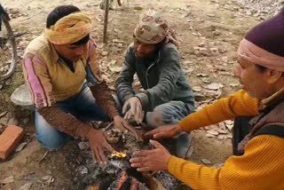 Rampur: Daily workers face difficulties due to severe cold