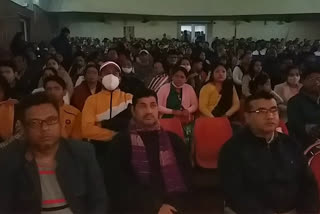 মৰিগাঁৱত কাঠিচেলেকাৰ মৰণ শীৰ্ষক নাট প্ৰদৰ্শন