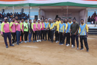 Inter-departmental night cricket competition organized