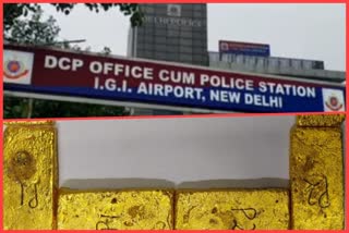 Delhi customs seized gold worth 1.5 corer at IGI airport
