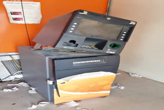 कोटा में क्राइम  क्राइम न्यूज  कोटा न्यूज  kota news  atm loot news  ATM smash  Attempt to rob ATM in Kota