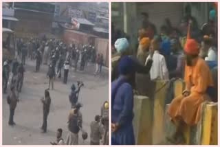 Heavy Police presence seen at Singhu border