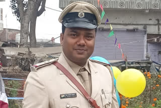 Goh police station SHO Manoj Kumar