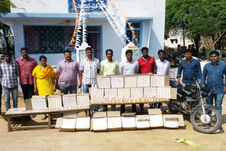 Authorities seize illegal Karnataka liquor in Uravakonda, Anantapur district