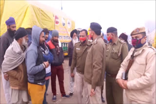 Palwal police appeale farmers go home