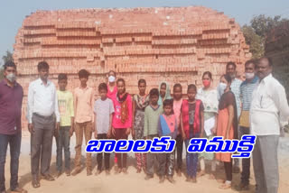 Liberation of child labour under Operation Smile in nirmal rural mandal