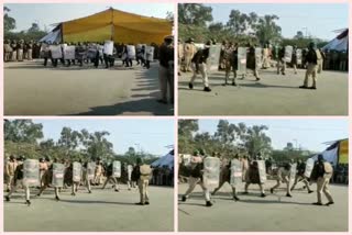 training given to police at singhu border