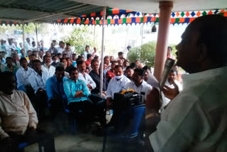 ayyannapathrudu who participated in the meeting of Sarpanch candidates of Makavarapalem mandal of Visakhapatnam district