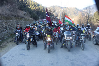 bike rally under national road safety month
