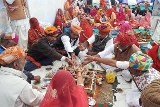 Foundation stone of Gaushala in Chittorgarh,  construction of Gaushala in Chittorgarh