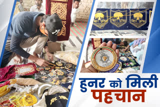 godda craftsmen getting orders for army badge-embroidery