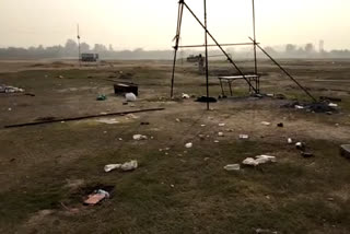 Delhi Police vacated Burari Ground