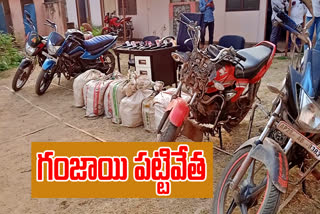 140 kgs cannabis caught by police in maredupalli
