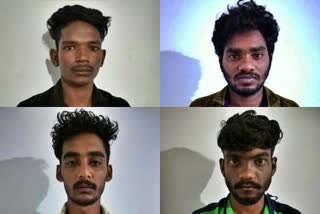 4 arrested for stealing