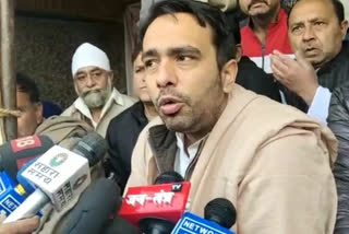 RLD leader jayant chaudhary visits ghazipur border to support farmers