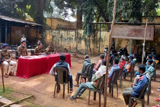 SDPO helds a meeting regarding crime control in chaibasa