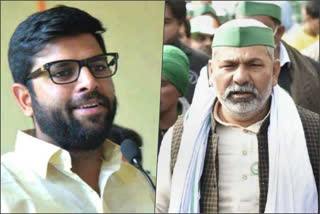 digvijay chautala supported rakesh tikait