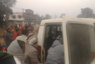 one old man injured in road accident in giridih