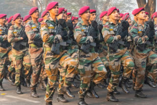 Army recruitment rally