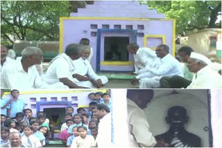 a temple in memory of mahatma gandhi  രാഷ്‌ട്ര പിതാവിന്‍റെ ഓര്‍മ്മയ്‌ക്കായി ഒരു ക്ഷേത്രം  കര്‍ണാടക  Mahathma Gandhi temple  Gandhi temple in karanataka  ഗാന്ധി ക്ഷേത്രം  ഗാന്ധിജി വാര്‍ത്തകള്‍