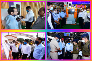 East Coast Railway General Manager Vidya Bhushan visits Visakhapatnam Railway Station