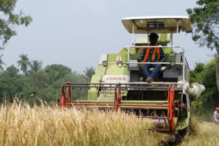 thiruvarur paddy machine scarcity farmers demands