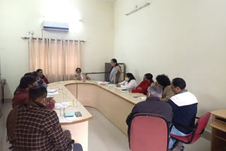 project monitoring unit meeting of rusa at womens college jamshedpur